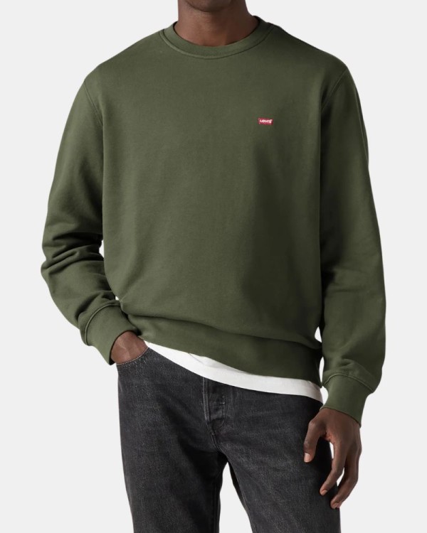 Jersey Sin capucha Hombre LEVIS Verde 000GZ 0010 ORIGINAL HM CREW