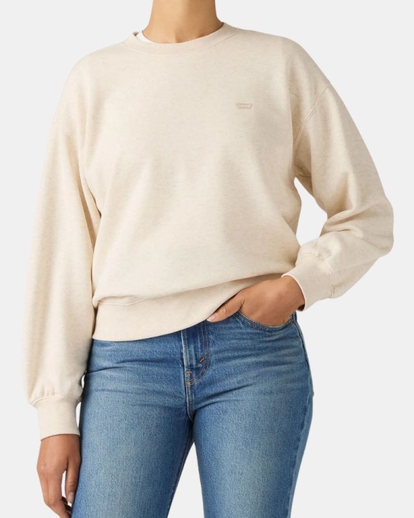 Camisola sem capuz Mulher LEVIS Bege 0082J 0016 LSE EVERYDAY