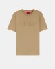 Camisetas de manga curta para homem HUGO bege 50564790 DULIVIO