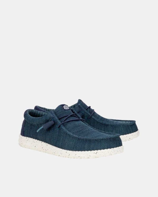 Zapatillas Bajas Hombre HEY DUDE Azul 41894 WALLY CLASSIC