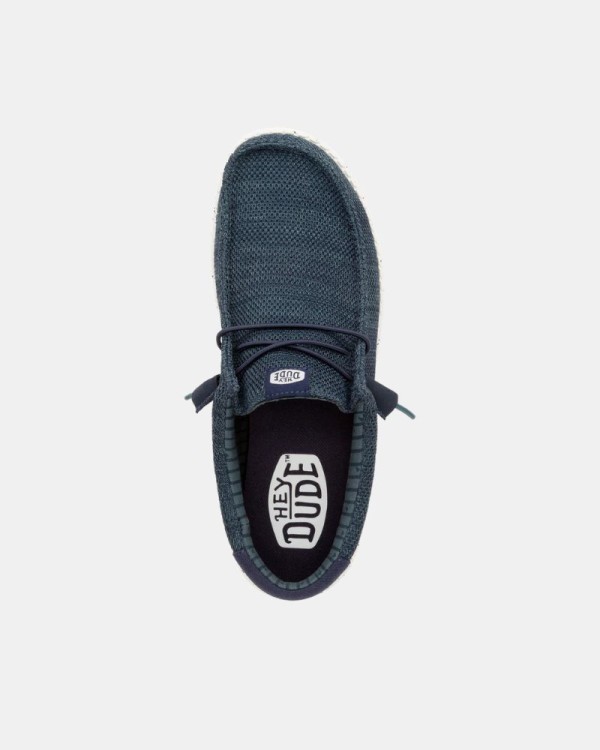 Zapatillas Bajas Hombre HEY DUDE Azul 41894 WALLY CLASSIC