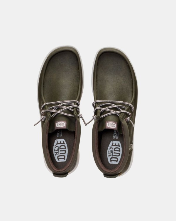 Botines Bajos Hombre HEY DUDE Verde 42051 WALLY MID CLASSIC