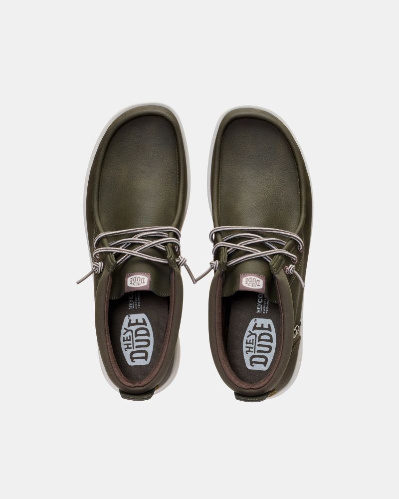 Botines Bajos Hombre HEY DUDE Verde 42051 WALLY MID CLASSIC