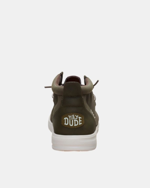 Botines Bajos Hombre HEY DUDE Verde 42051 WALLY MID CLASSIC