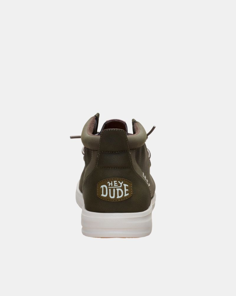 Botines Bajos Hombre HEY DUDE Verde 42051 WALLY MID CLASSIC
