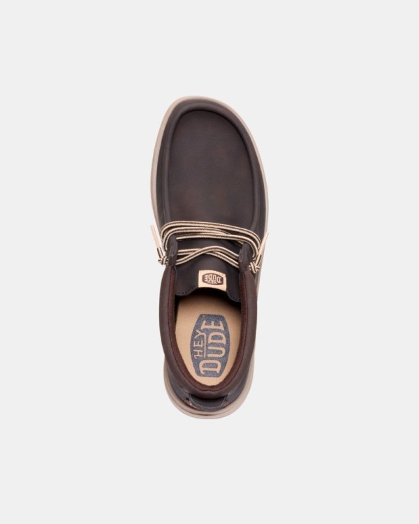 Botines Bajos Hombre HEY DUDE Marrón 42051 WALLY MID CLASSIC