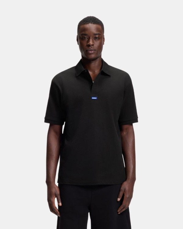 Camisetas Manga corta Polos Hombre HUGO Negro 50564309 NOLITOS