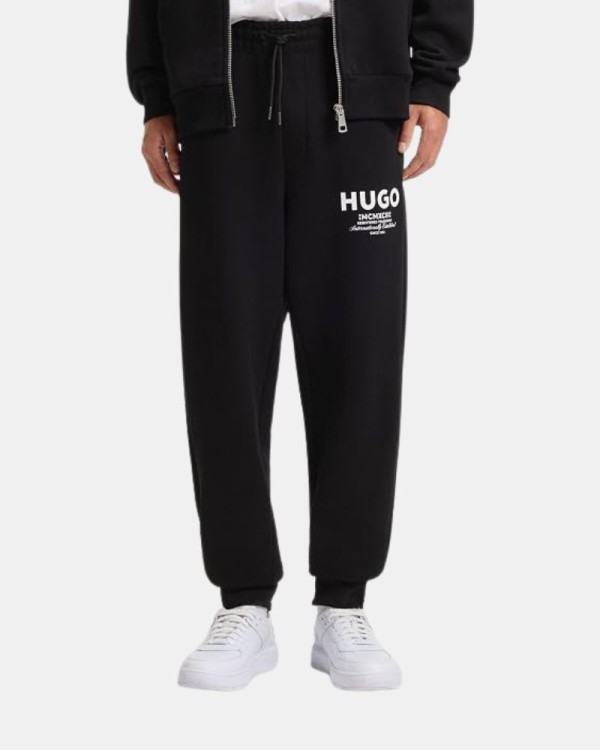 Pantalones Largos Chándal Hombre HUGO Negro 50510734 NEVEZ