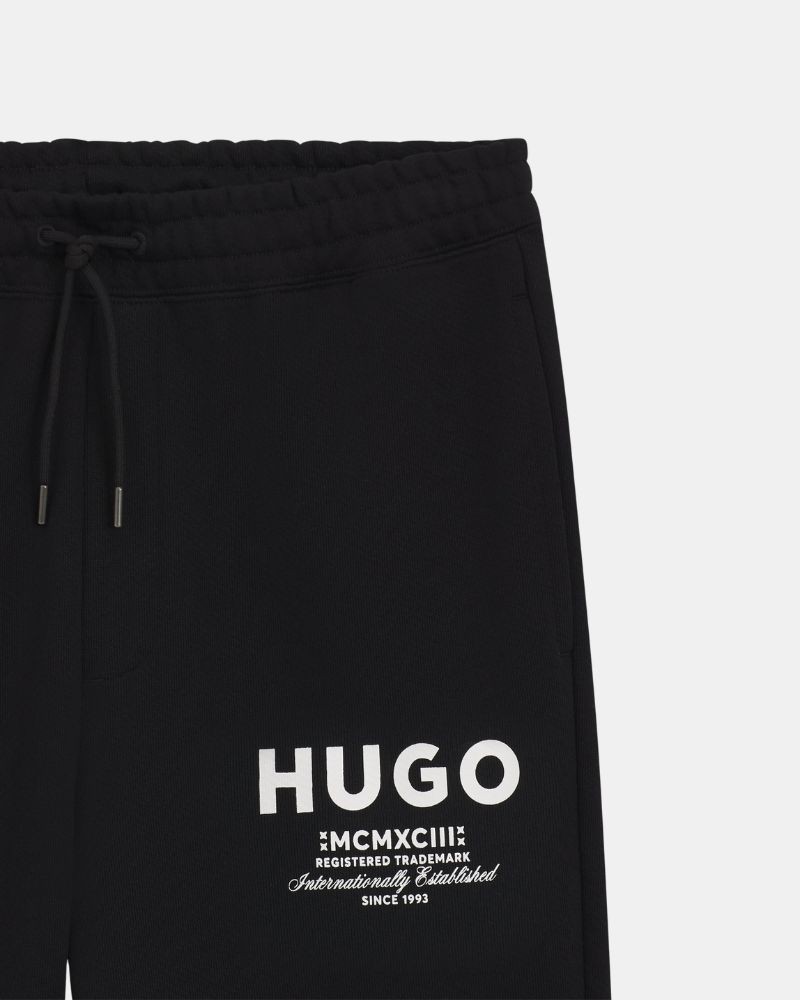 Pantalones Largos Chándal Hombre HUGO Negro 50510734 NEVEZ