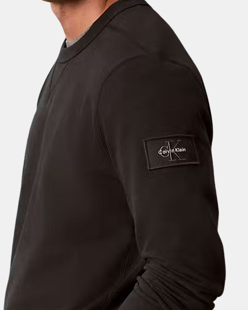 Jersey Manga larga Hombre CALVIN KLEIN Negro LV04RJ200G8MN