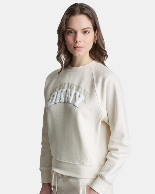 Sweatshirts de manga comprida para mulher DKNY bege DP6T1755
