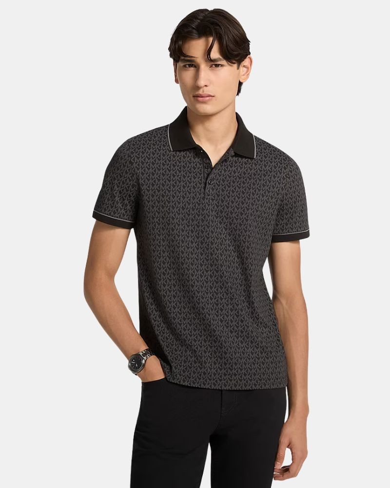 Camisetas Polos Hombre MICHAEL KORS Negro CS650V848T MK SIG GRAMERCY