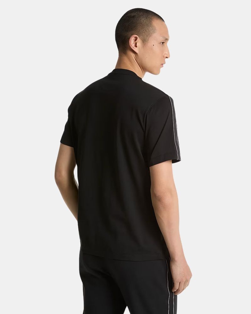 Camisetas Manga corta Hombre MICHAEL KORS Negro CT4524E1V2 LOGO TAPE
