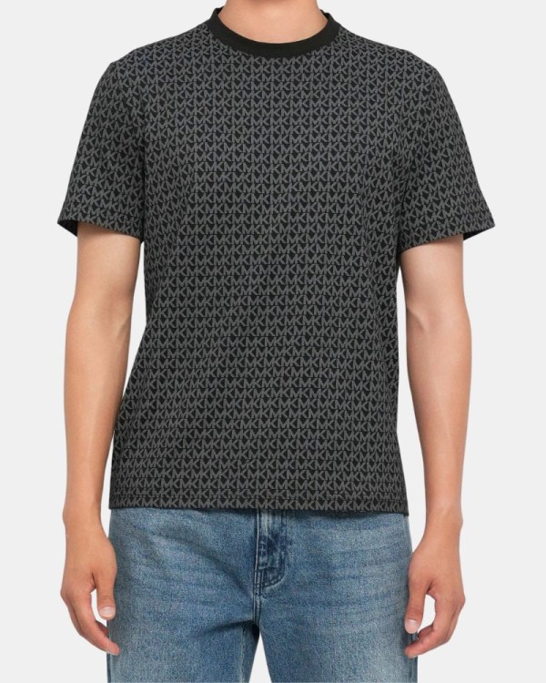Camisetas de manga curta para homem MICHAEL KORS Preto CB9529A5KS