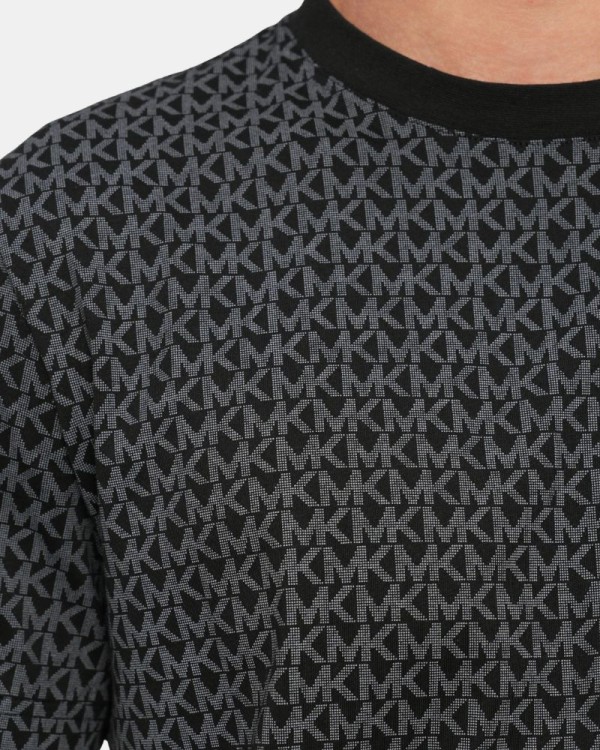 Camisetas de manga curta para homem MICHAEL KORS Preto CB9529A5KS
