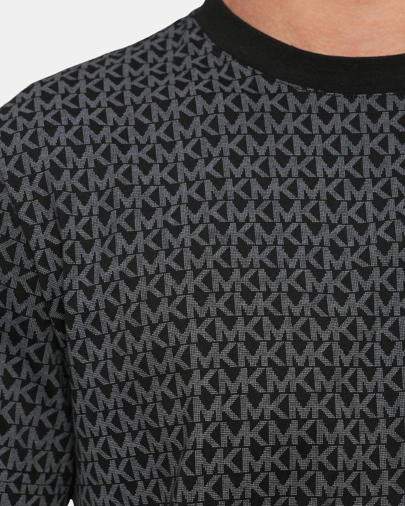 Camisetas de manga curta para homem MICHAEL KORS Preto CB9529A5KS