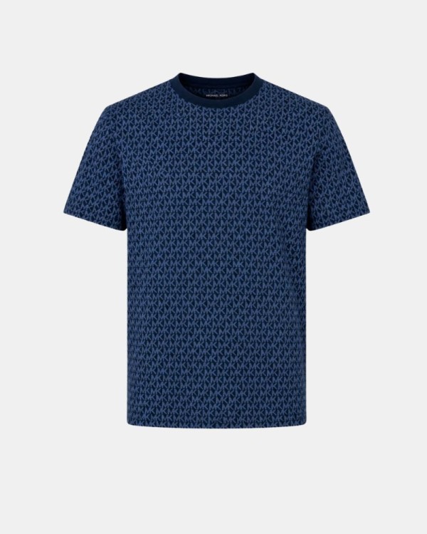 Camisetas Manga corta Hombre MICHAEL KORS Azul CS5529A5KS MK SIG