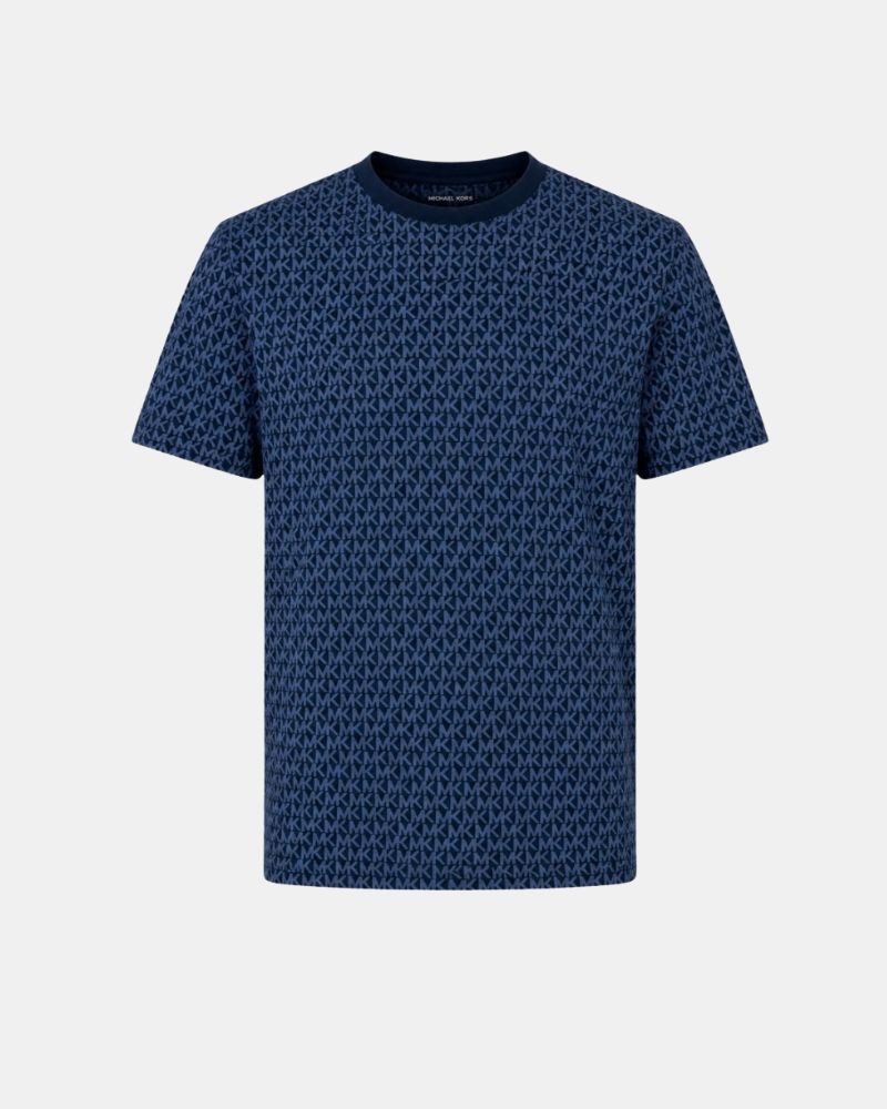Camisetas Manga corta Hombre MICHAEL KORS Azul CS5529A5KS MK SIG