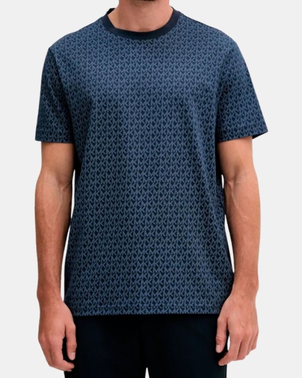 Camisetas Manga corta Hombre MICHAEL KORS Azul CS5529A5KS MK SIG
