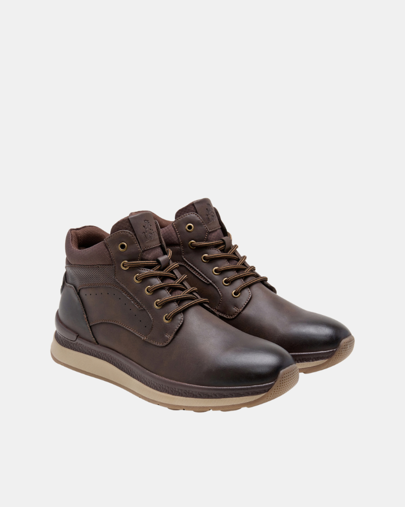 Botines Altos Hombre LOIS Marrón 64550
