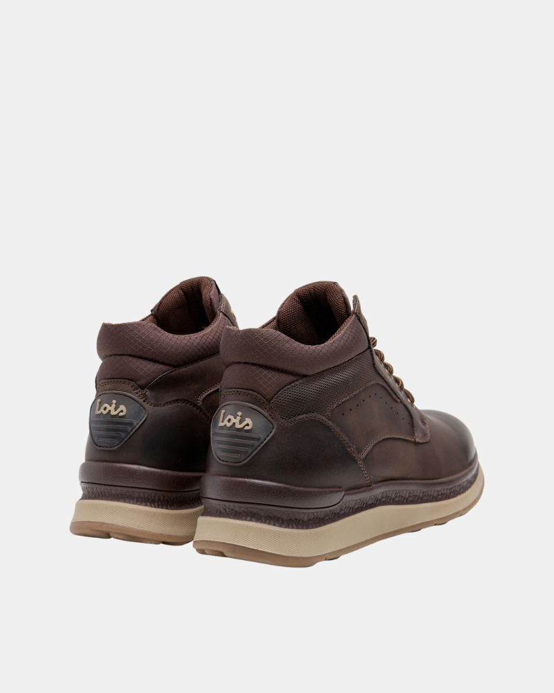 Botines Altos Hombre LOIS Marrón 64550