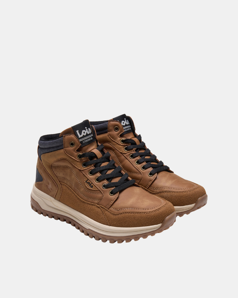 Botines Altos Hombre LOIS Marrón 64557