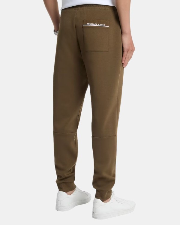 Calças de treino compridas para homem MICHAEL KORS Castanho CT6532D5MF RIB JOGGER