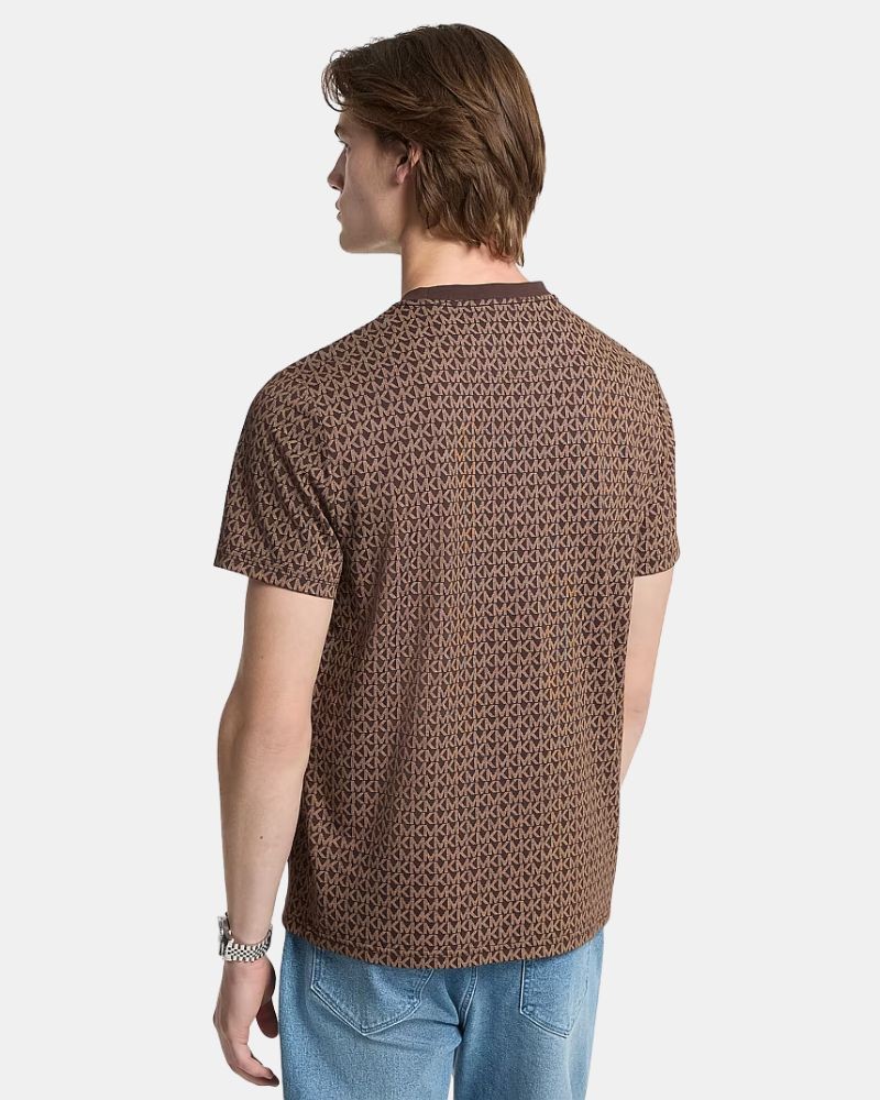 Camisetas Manga corta Hombre MICHAEL KORS Marrón CS5529A5KS MK SIG