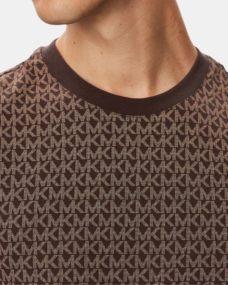 Camisetas Manga corta Hombre MICHAEL KORS Marrón CS5529A5KS MK SIG