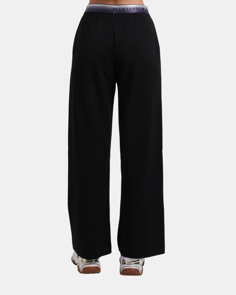 Pantalones Largos Chándal Mujer EA7 Negro 7W001517 AF12501