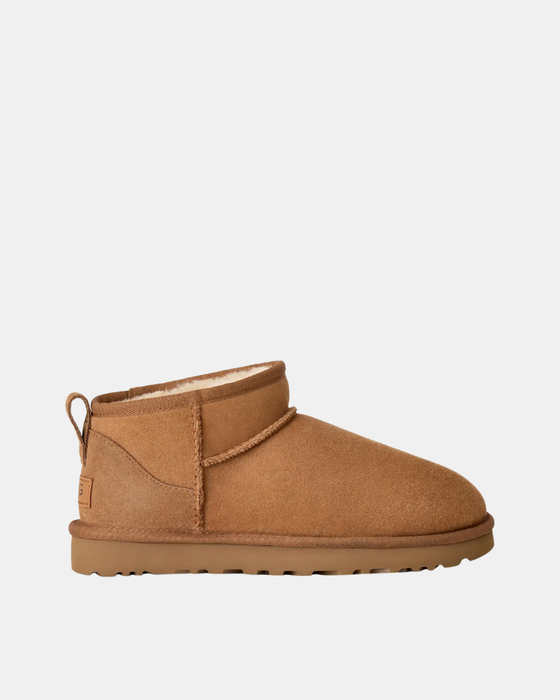 Botins australianos para mulher UGG castanhos 1116109 CLASSIC ULTRA MINI