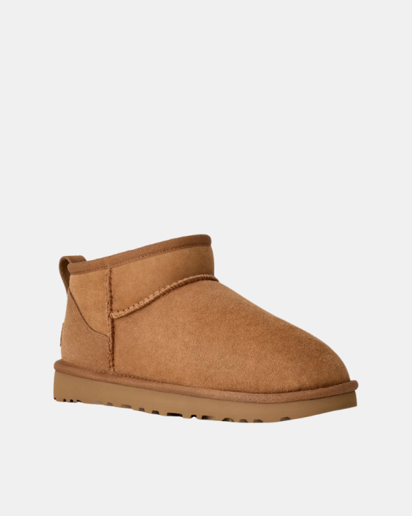 Botins australianos para mulher UGG castanhos 1116109 CLASSIC ULTRA MINI