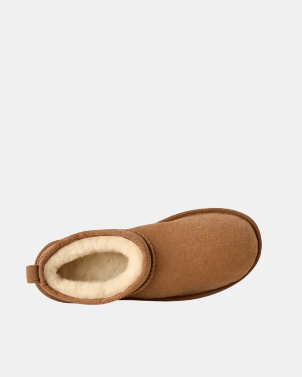 Botins australianos para mulher UGG castanhos 1116109 CLASSIC ULTRA MINI