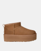 Botins Mulher UGG Castanho 1135092 CLASSIC ULTRA MINI PLATFORM