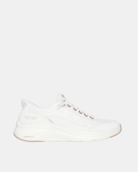 Zapatillas Fascitis plantar Mujer SKECHERS Blanco 150413 SLIP INS