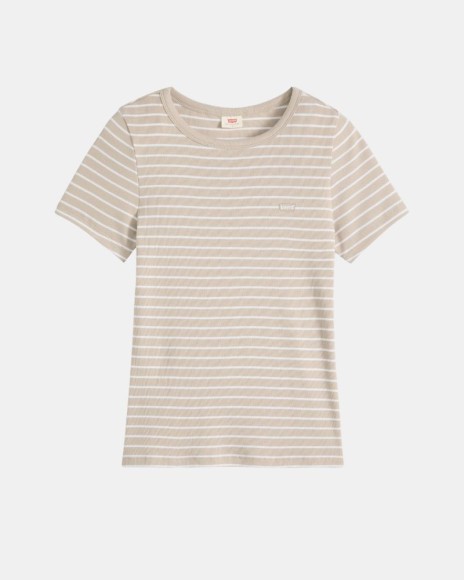 Camisetas Manga corta Mujer LEVIS Beige 001J3 0052 HAYES TEE
