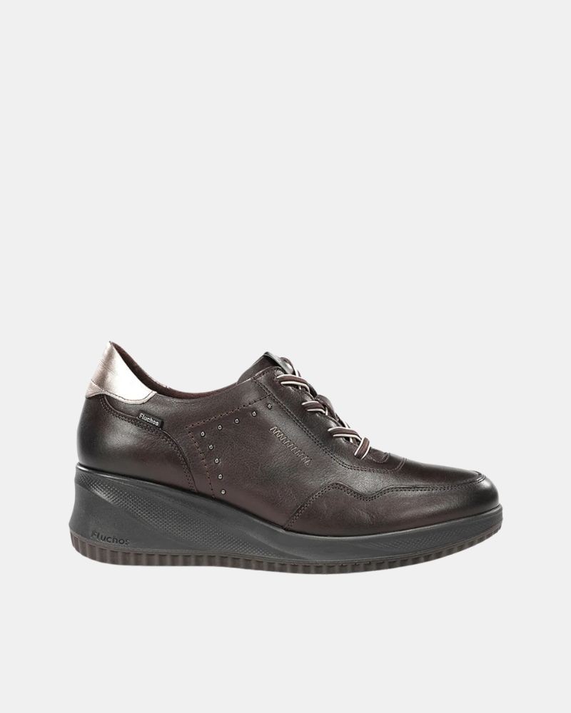 Sapatos Baixos Mulher FLUCHOS Castanho F2545