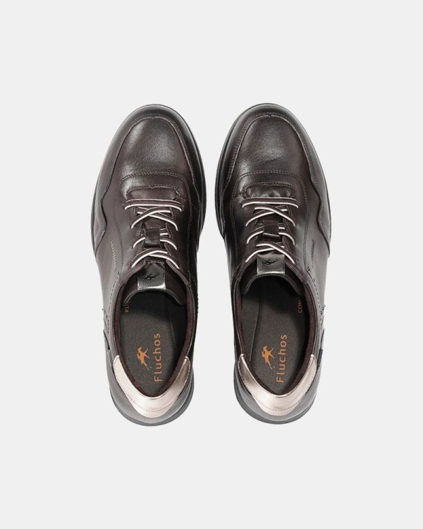 Sapatos Baixos Mulher FLUCHOS Castanho F2545