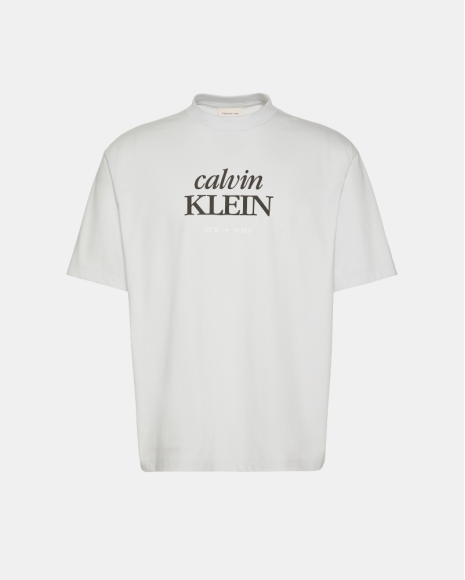 Camisetas Manga Curta Homem CALVIN KLEIN Branco LV04RF818GCIQ