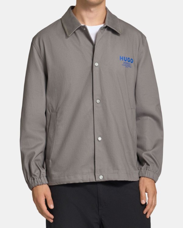 Abrigos Chaqueta Cazadora Hombre HUGO Gris 50563933 BIYO2631