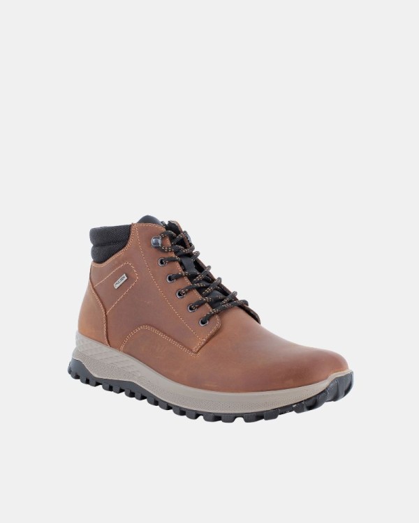 Botins Baixos Homem IMAC Castanho 202908