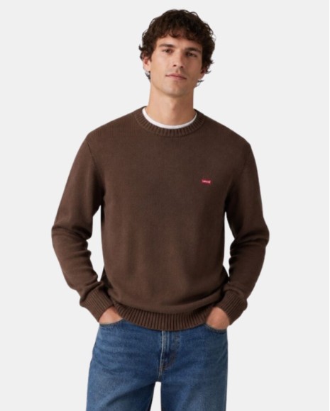 Camisola de mangas compridas para homem LEVIS Castanho 0002E 0039 CLASSIC