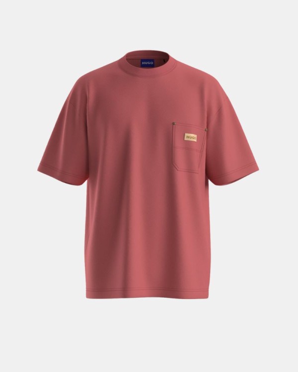 Camisetas Manga curta Homem HUGO Vermelho 50564045 NEVADO