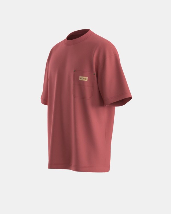 Camisetas Manga curta Homem HUGO Vermelho 50564045 NEVADO