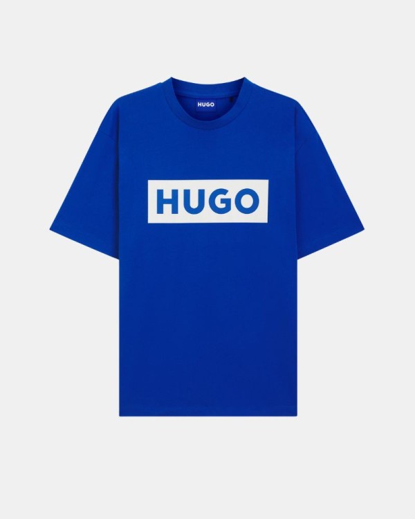 T-shirts de manga curta para Homem HUGO Azul *50522376 NICO