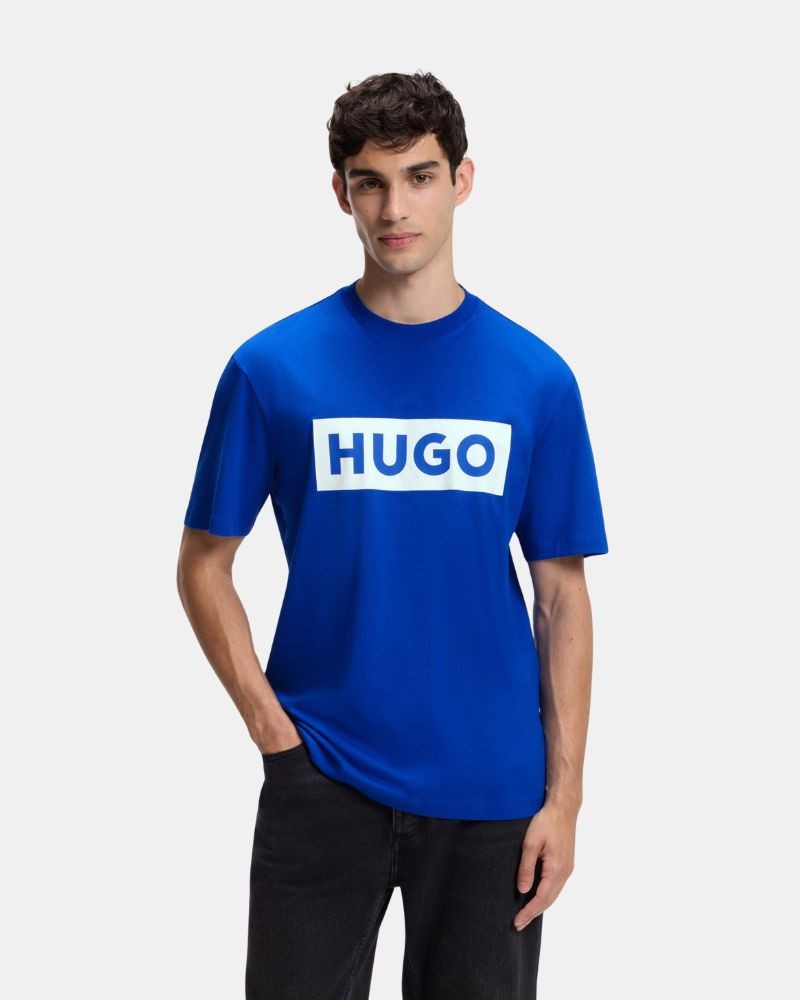 T-shirts de manga curta para Homem HUGO Azul *50522376 NICO