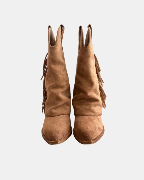 Botas Altas Cowboy Mulher XTI Bege 146104