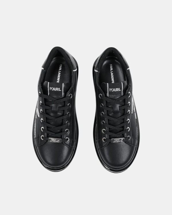 Sapatilhas Baixas Mulher Karl Lagerfeld Pretas KL62548S KAPRI