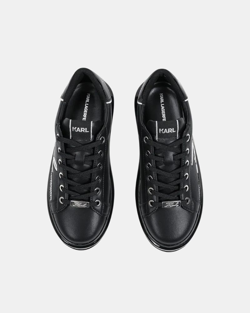 Sapatilhas Baixas Mulher Karl Lagerfeld Pretas KL62548S KAPRI