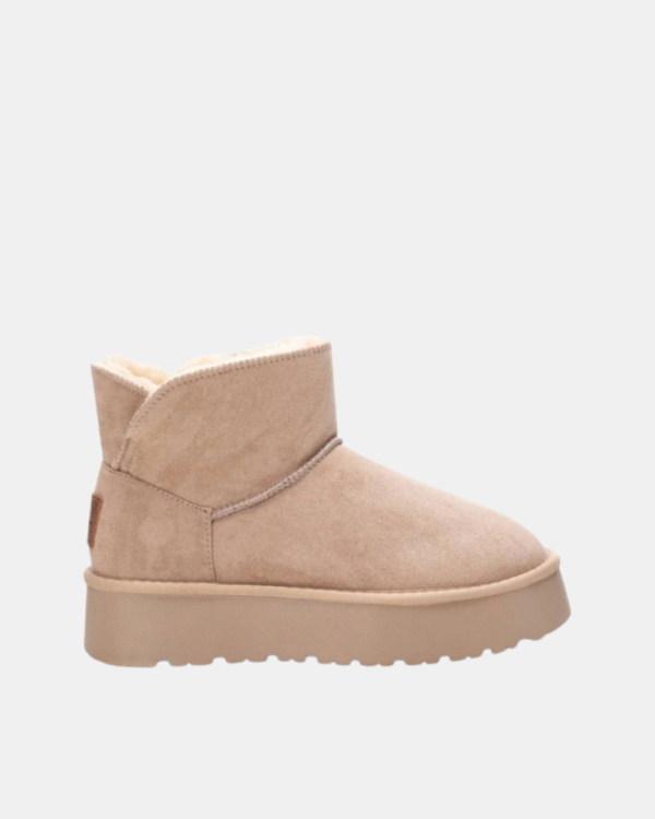 Botines De pelo Australianas Mujer XTI Beige 142197